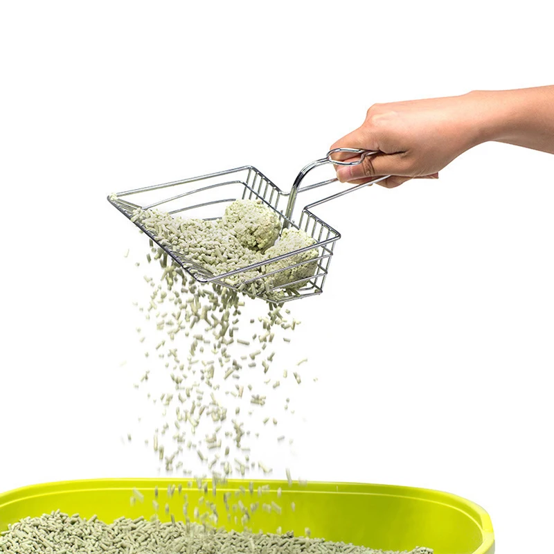 Pet Cat Litter Shovel Large Stainless Steel Metal Fine HoleIron Shovel Cat Litter Shovel Pet Products Household General Pet Cat Litter Shovel Large Stainless Steel Metal Fine HoleIron Shovel Cat Litter Shovel Pet Products Household General