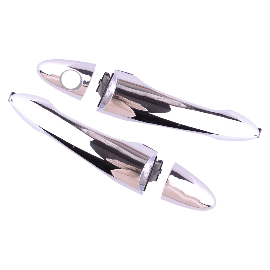 

1 Pair Car Front Outer Door Handles Silver Plastic Fit for Kia Sportage 2011 2012 2013 2014 2015 2016 82651-3W010 82661-3W010