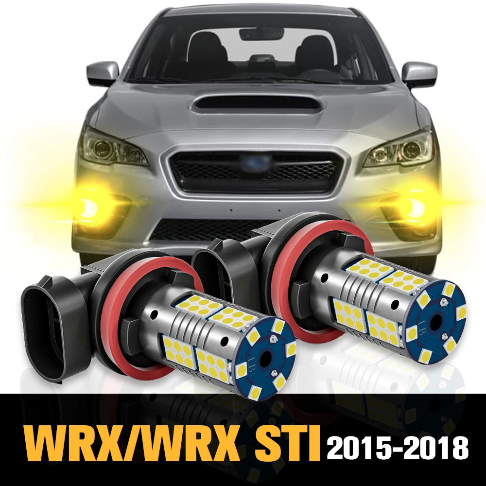 

2pcs Canbus LED Fog Light Lamp Accessories For Subaru WRX STI 2015 2016 2017 2018