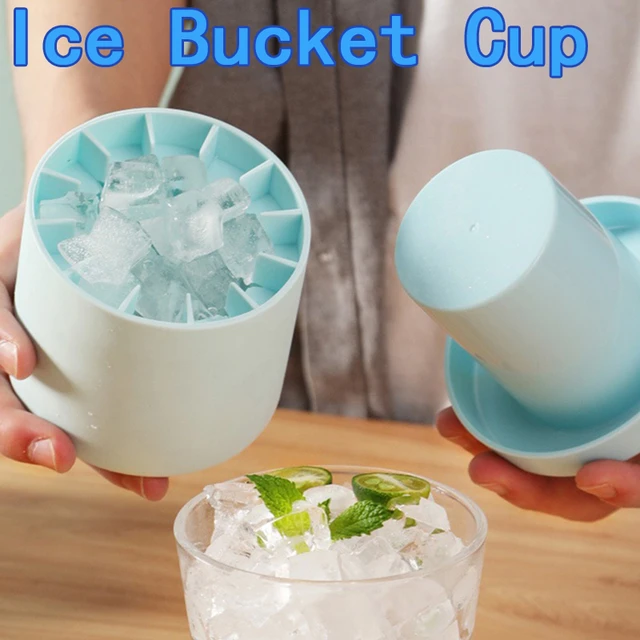 Ice Cube Mold Silicone Round Ice Bucket Cup Mould Refrigerator