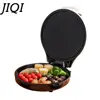 JIQI Double-Sided Heating Baking Pan Electric Skillet Pancake Make Frying Pot Cake Pizza Barbecue Machine Automatic Cooker 220V 3