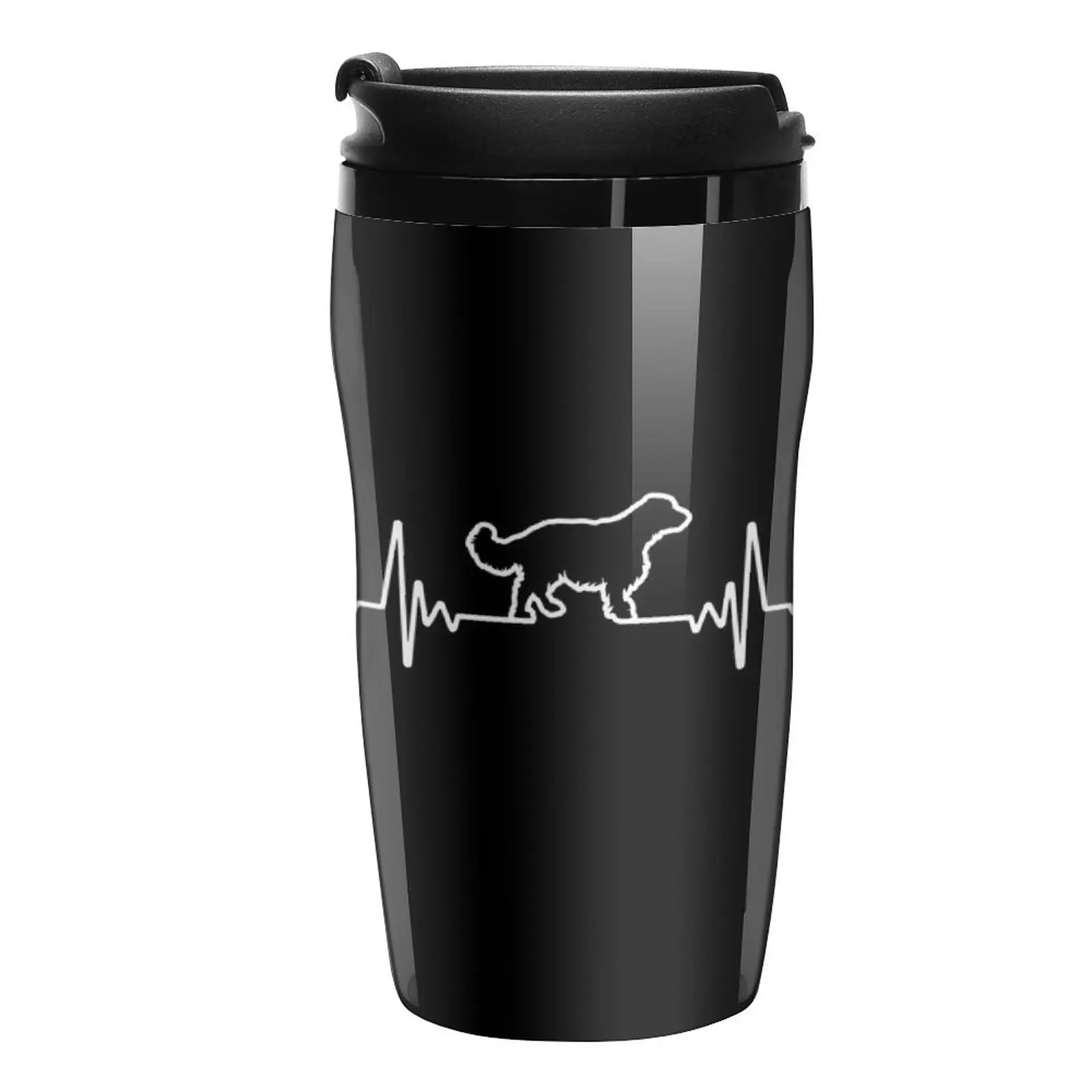 

New Minimalist Heartbeat Welsh Springer Spaniel Travel Coffee Mug Beautiful Tea Mugs Cute And Different Cups