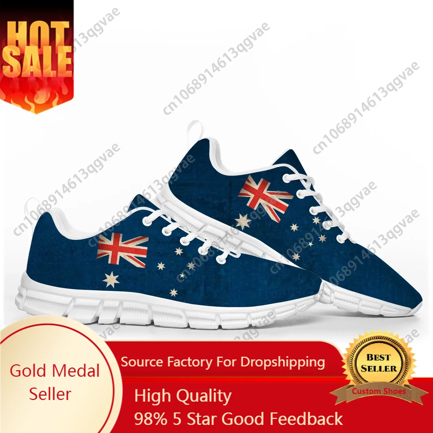 Australian Flag Sports Shoes Mens Womens Teenager Kids Children Sneakers Australia Casual Custom High Quality Couple Shoes