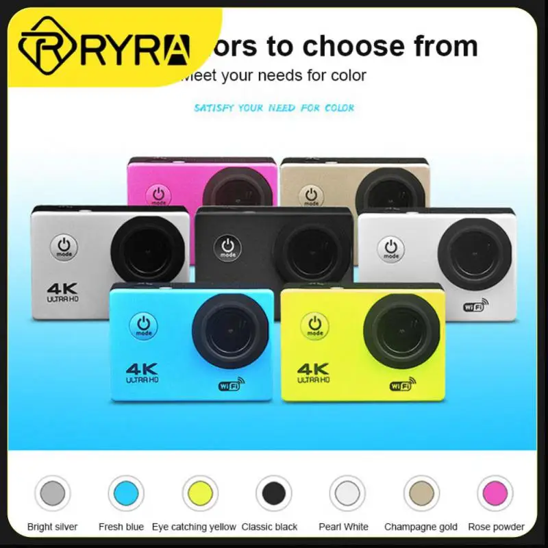 Lamgool Wifi Action Camera 4K Casco Professionale 1080P Ultra Dv Registrazione Video Impermeabile Sport Action Cam Per La Fotografia