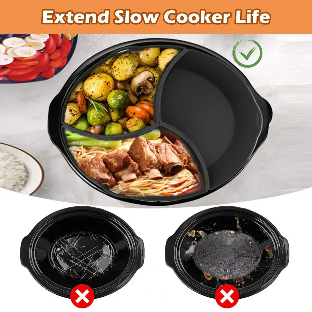 3Pcs/Set Durable Slow Cooker Liners Food Grade Cooker Liners Convenient