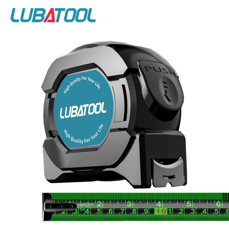 LUBATOOL 5/7.5/10M Fluorescent Steel Tape Measure Anti-drop High-Precision Laser Inkjet Code Box Ruler Measure Tool Meter Rule