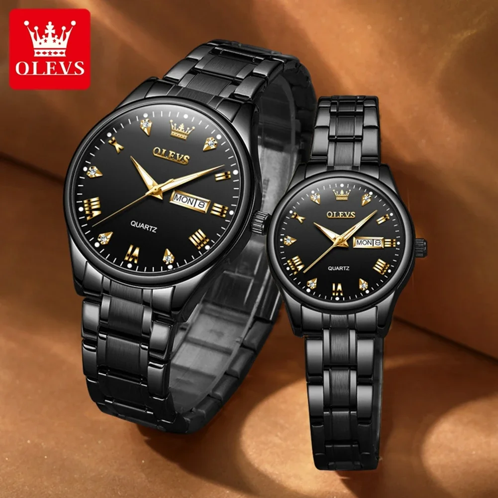 Рисунок 2 - OLEVS 5563 пара часы Классика календарь