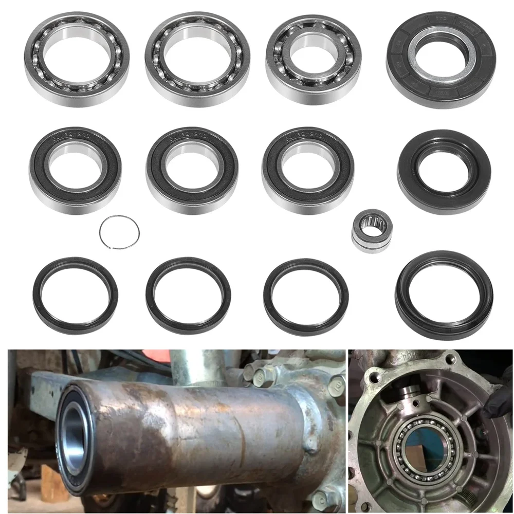 

ANX Rear Differential & Axle Bearing Seal Kit for 1997-2017 Honda TRX 250 Recon TE TM ES, 250 EX X Sportrax for Wheel Rear ATV