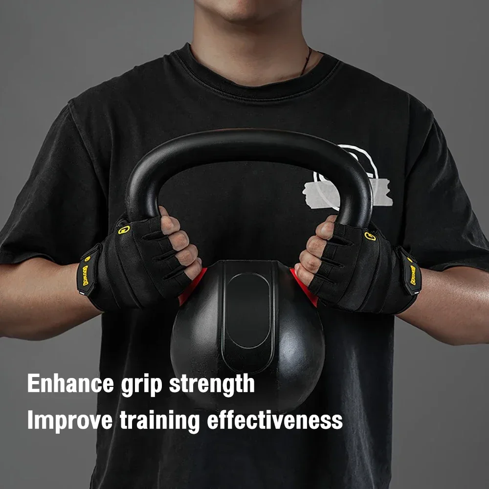 Professional Half Finger Gym Fitness Gloves Breathable Non-Slip Grip Shock Absorption for Men Women Outdoor Cycling Gloves 3