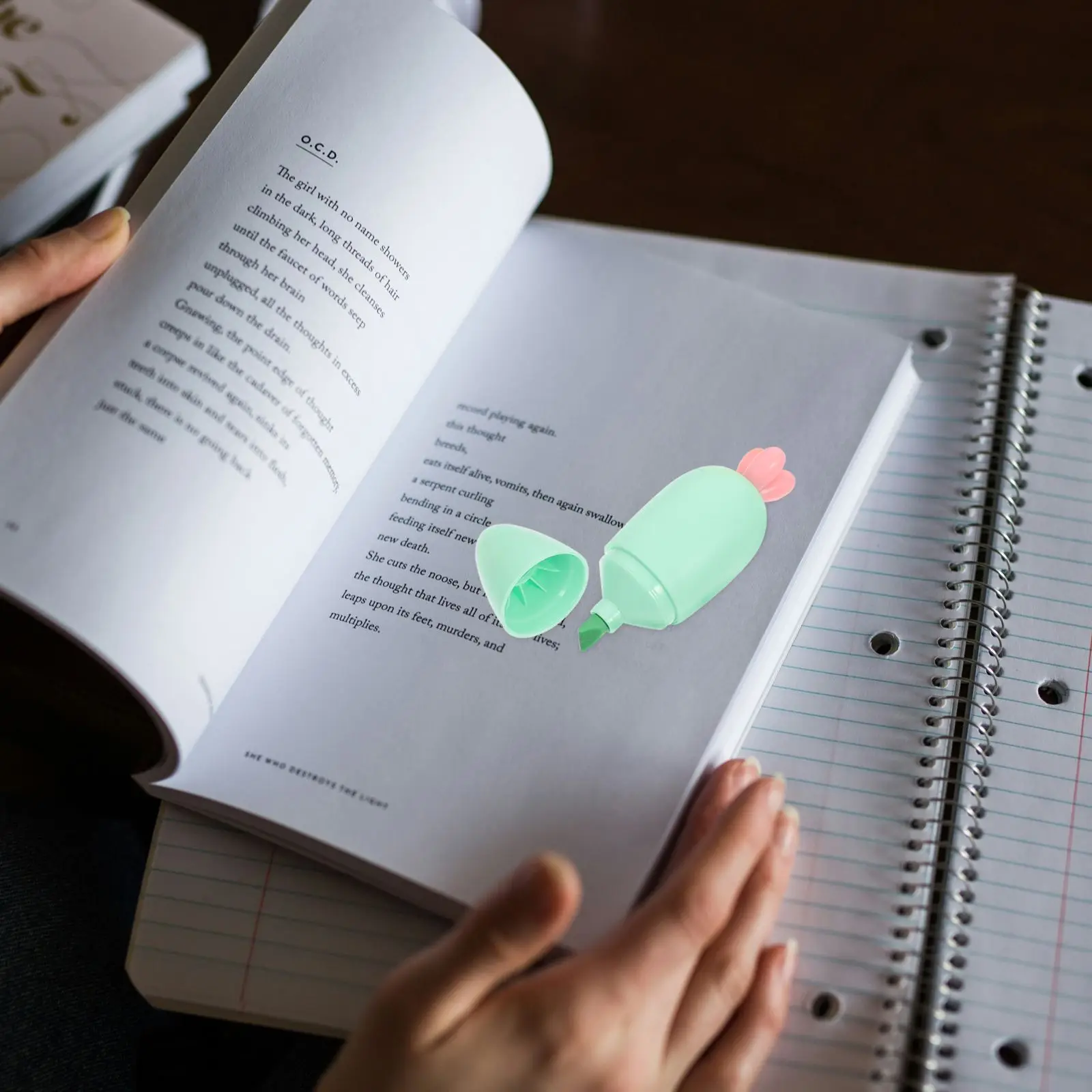 Highlighter Carrot Design Fluorescent Pens Stationery Cute Office Supplies Watercolor Markers Permanent Note 6 Pcs highlighter pen marker pen highlighter marker art marker