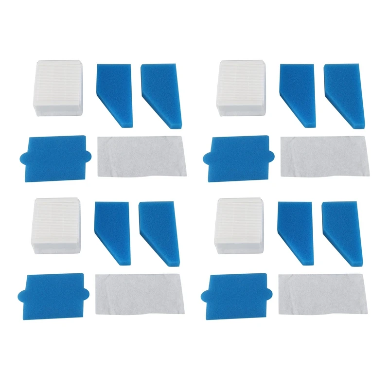 Set Filtri 20X Adatto Per Aspirapolvere Thomas Aqua + Parquet X8 Multi Clean, Aqua + Pet & Family