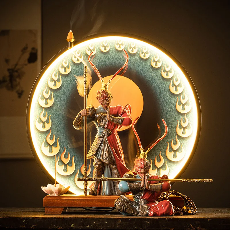 

Monkey King Sun Wukong Conquers Buddha's Hand In The Great Holy Battle Of The Heavenly Sky - A Large Home Decoration