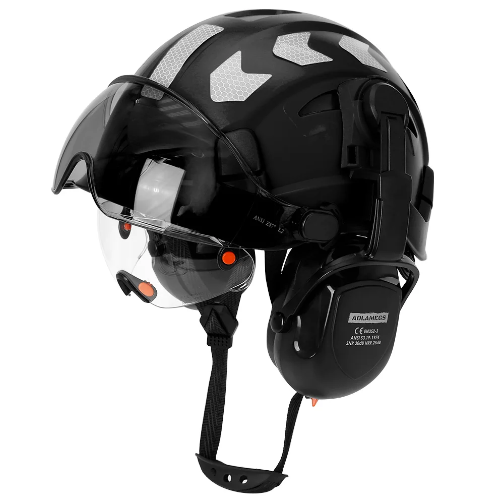 Black B with Earmuff