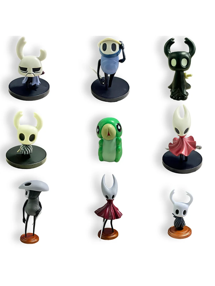 Hollow Knight Mini PVC Actionfigur Sammlermodell-Set Anime-Figur Dekoration Spielzeug Kinder Geburtstag Weihnachtsgeschenk für Gamer – Detail 4