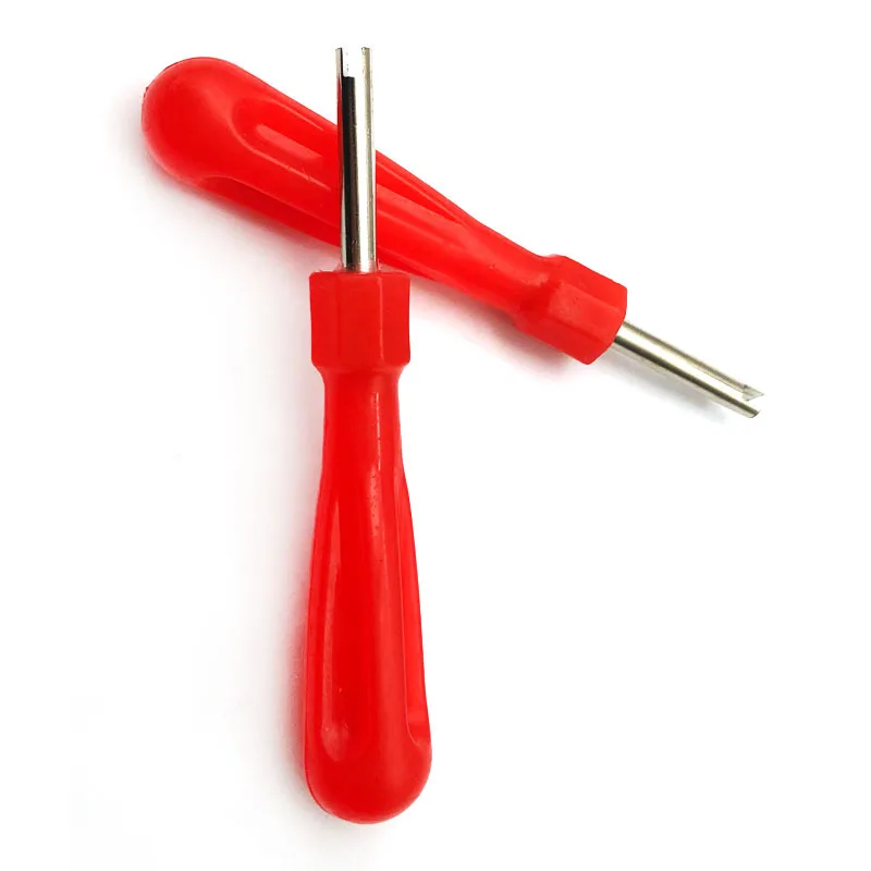 Auto Car Bicycle Slotted Handle Tire Valve Stem Core Remover Screwdriver Tire Repair Install Tool Car-styling Accessories