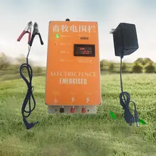 5KM Electric Fence Solar Energizer Charger Controller  Animal Horse Cattle Poultry Farm Shepherd Livestock Garden Tools