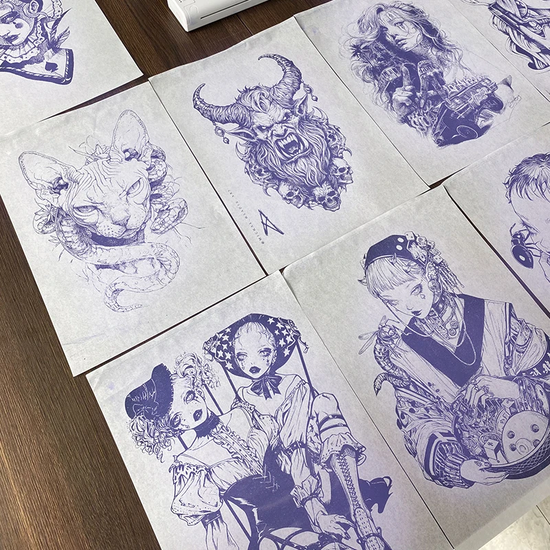 Tattoo Transfer Stencil Paper A4 Size Pack