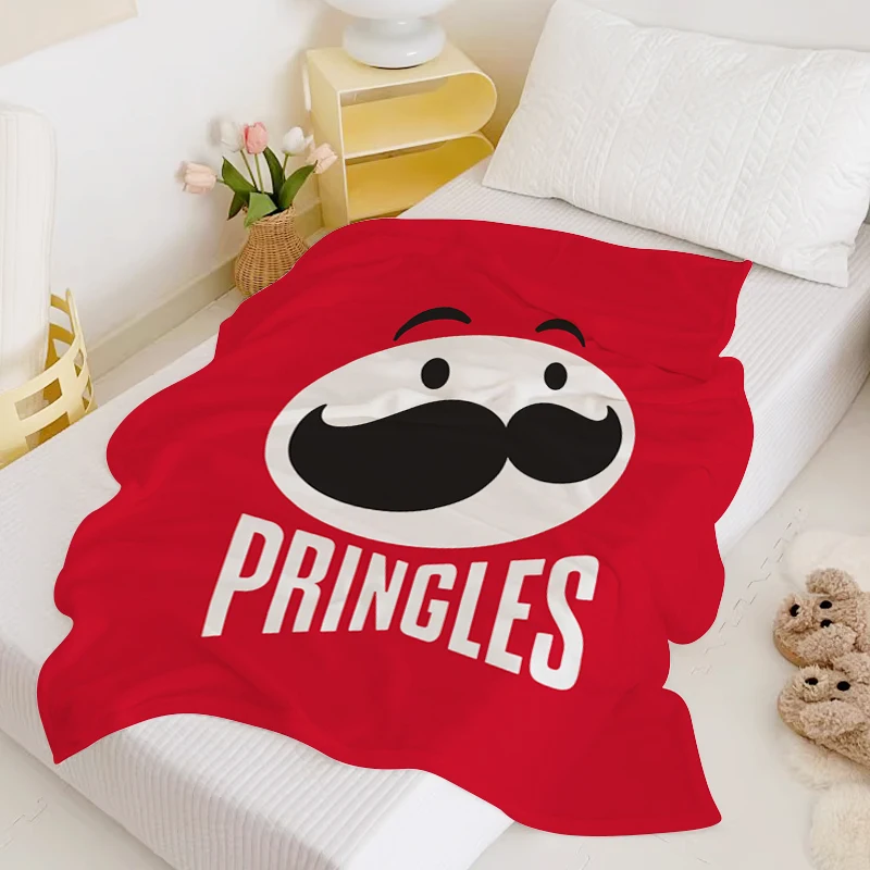 

P-pringles Knee Blanket Sofa Winter Double Bed Blankets for Winter Fluffy Soft Blankets Microfiber Bedding King Size Blanket