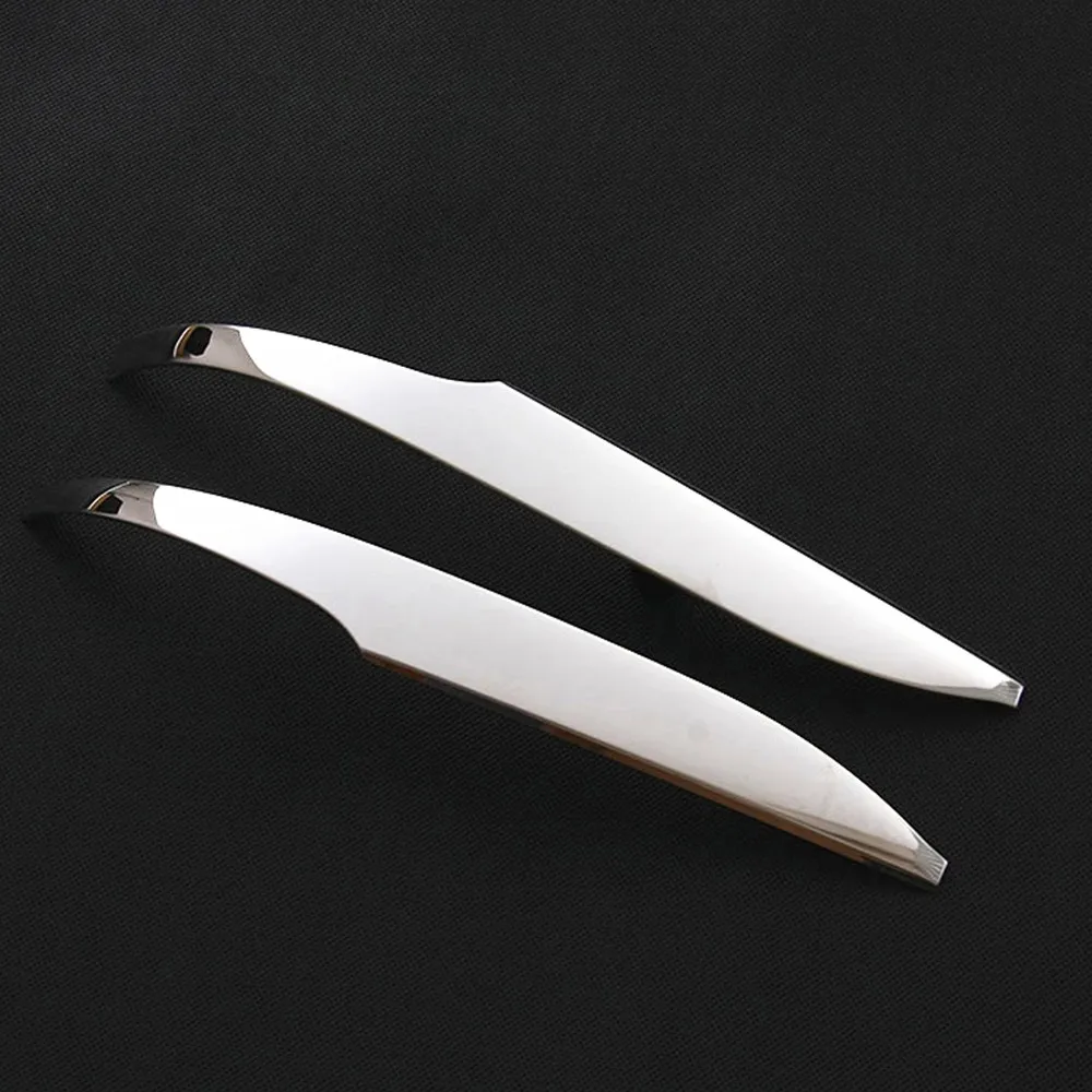 SUS304 Stainless Steel Rearview Mirror Garnish Cover Car Styling Trim Decoration For TOYOTA NOAH/VOXY 2014 -
