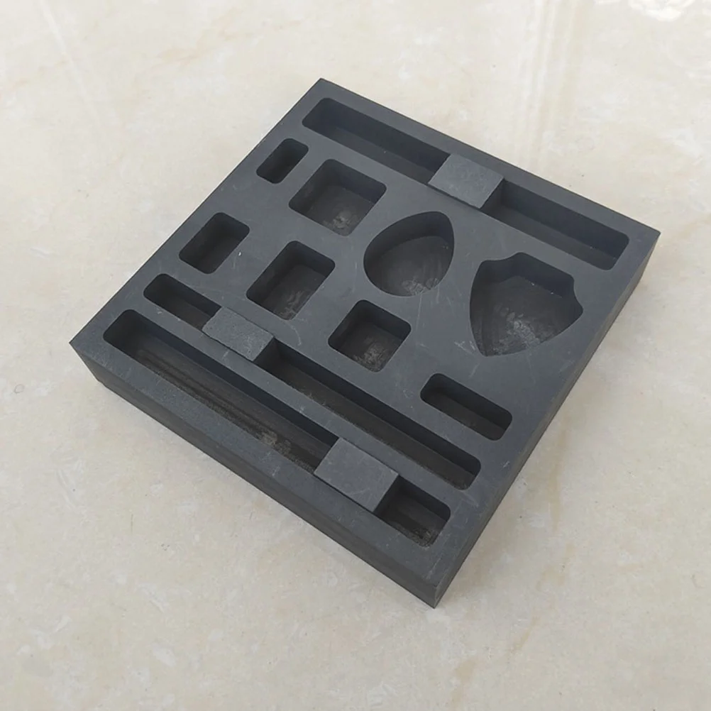 High Temperature Resistant Ingot Molds for Metal Casting - 4 Hole Graphite  Mold