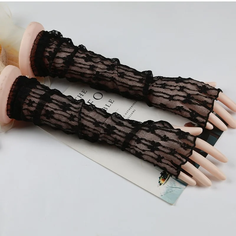 

Sunscreen Sleeve Butterfly Ice Women Summer Gloves Uv Long Arm Guard Driving