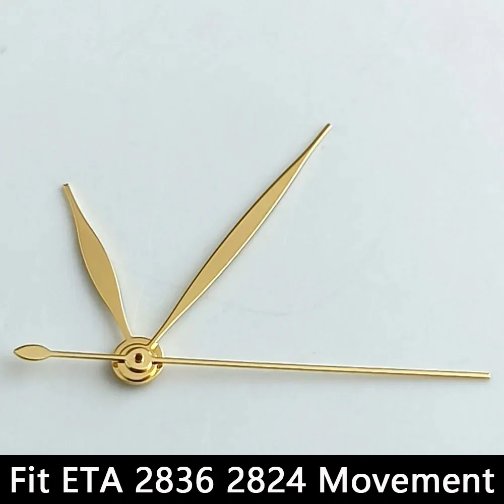 Silver/Gold Luminescent Watch Hands