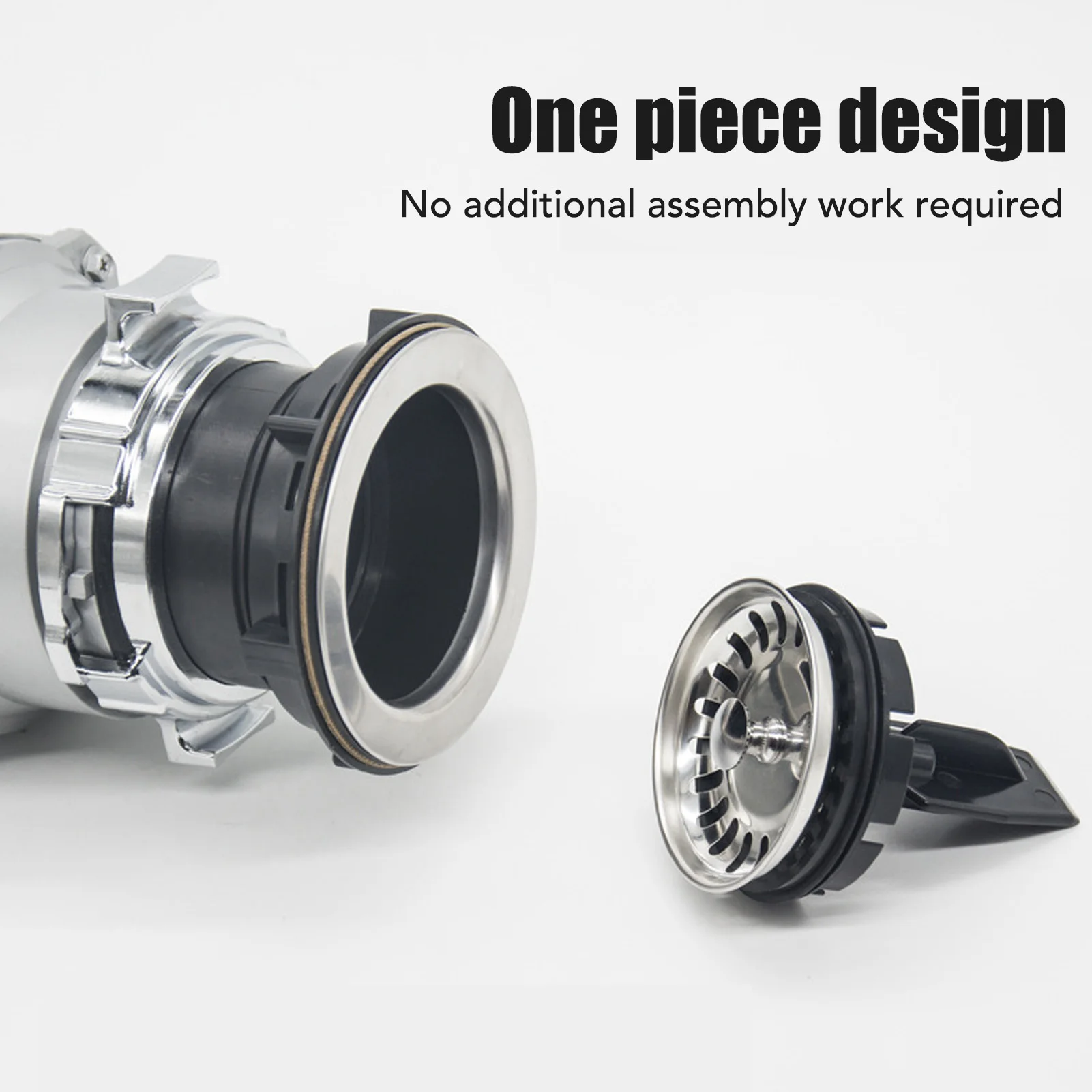 Kitchen Sink Strainer Garbage Disposer Strainer Pull Water Plug Rust Resistant Food Waste Disposer Filter Grinder Shredder Parts 2