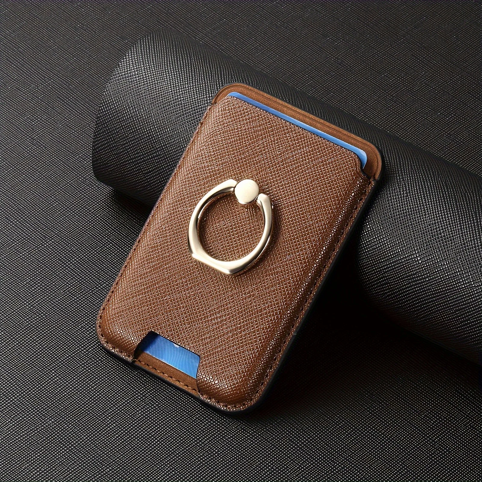 Magnetic Universal Card Holder with Built-in Powerful Magnet - Holds 3 Cards