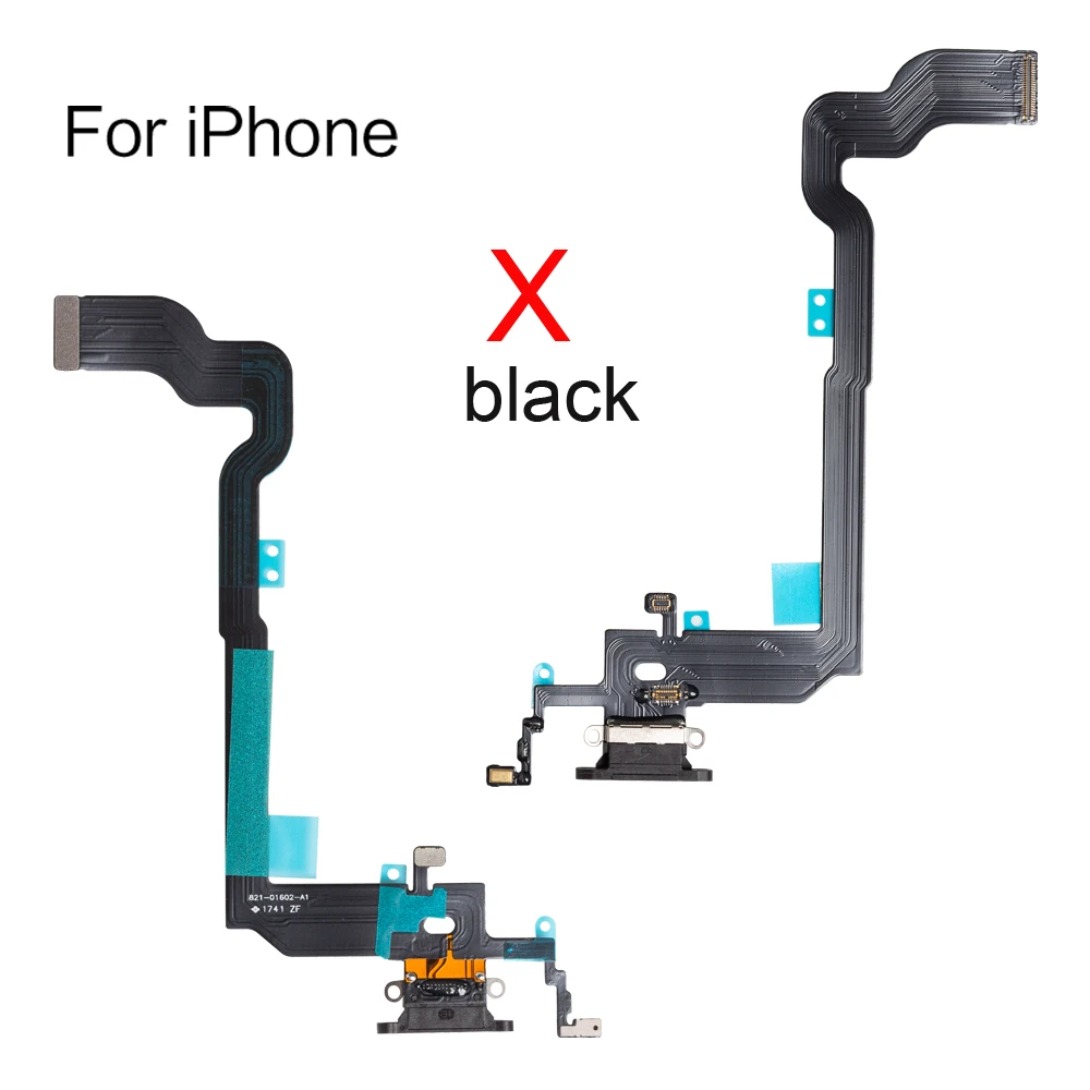Bottom USB Charger Flex Cable with Microphone Replacement Part