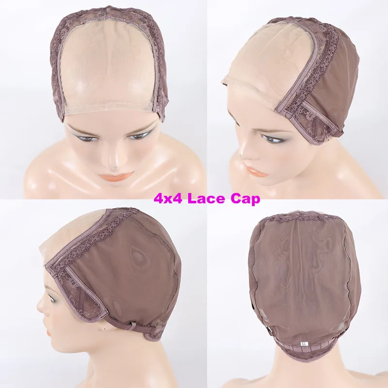 Uniform Size Lace Wig Caps For Making Wigs With Adjustable Strap Accessories Net 22.5