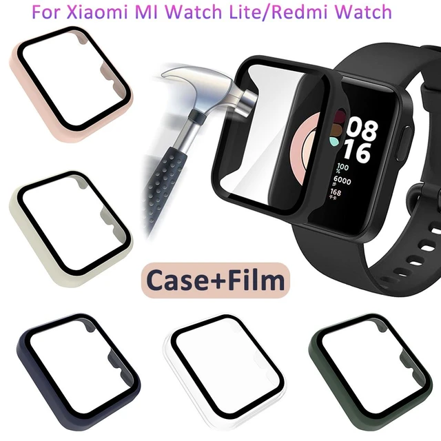 Protective Case+Glass Film For Xiaomi Smart Band 8 Active Smart Watch  Screen Protector Shell Bumper For Mi Band 8 Active Cover - AliExpress
