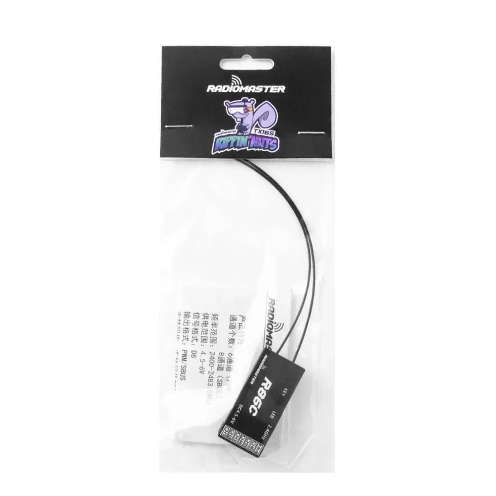 Récepteur Radiomaster R81 R84 R86 R86C R88 V2 2.4GHz 4-8CH pour Drone FPV
