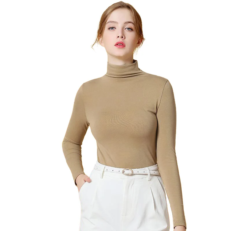 

Женская теплая водолазка с длинным рукавом, рубашка размером M,L,XL на осень и зиму