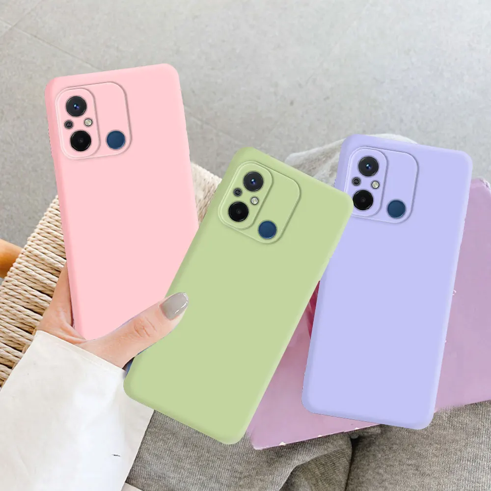 Liquid Soft Silicone TPU Case For Xiaomi Poco M4 M5 M6 X3 X4 NFC X5 F3 F4 GT F5 Pro 5G C50 C51 C55 Back Cover Fundas — view 2