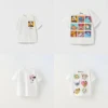 Baby Girl Disney Cartoon T-shirt Summer Clothing Popular Design Fashion Children Short Sleeve Tshirts Kids Girls' Tees Tops 1