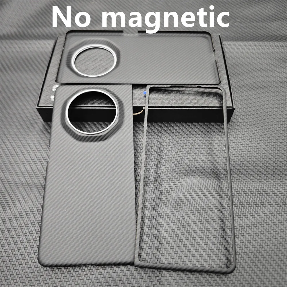 Ultra-Thin Carbon Fiber Aramid Shell - Magnetic Phone Case