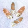 New Children Leather Shoes Cartoon Unicorn Princess Girls Party Dance Shoes Baby Student Flats Kids Performance Shoes Size 24-29 1