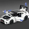 1:32 Skyline Ares Nissan GTR CSR2 Alloy Sports Car Model Diecast Metal Racing Car Model Simulation Sound and Light Kids Toy Gift 3