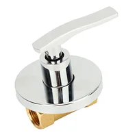 1/2 ทองแดงมุมหยุดวาล์วป้องกันการรั่วซึมวาล์วหยุดน้ําการติดตั้งปกปิดวาล์วปิดน้ําสําหรับห้องครัวห้องน้ํา 3