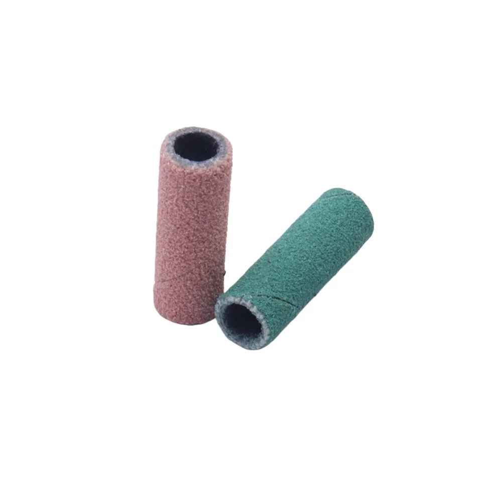 네일 드릴용 맨드릴이 포함된 미니 샌딩 밴드 60개, 업그레이드 디자인 3mm 비트용 소형 네일 샌딩 파일, 180/240 그릿