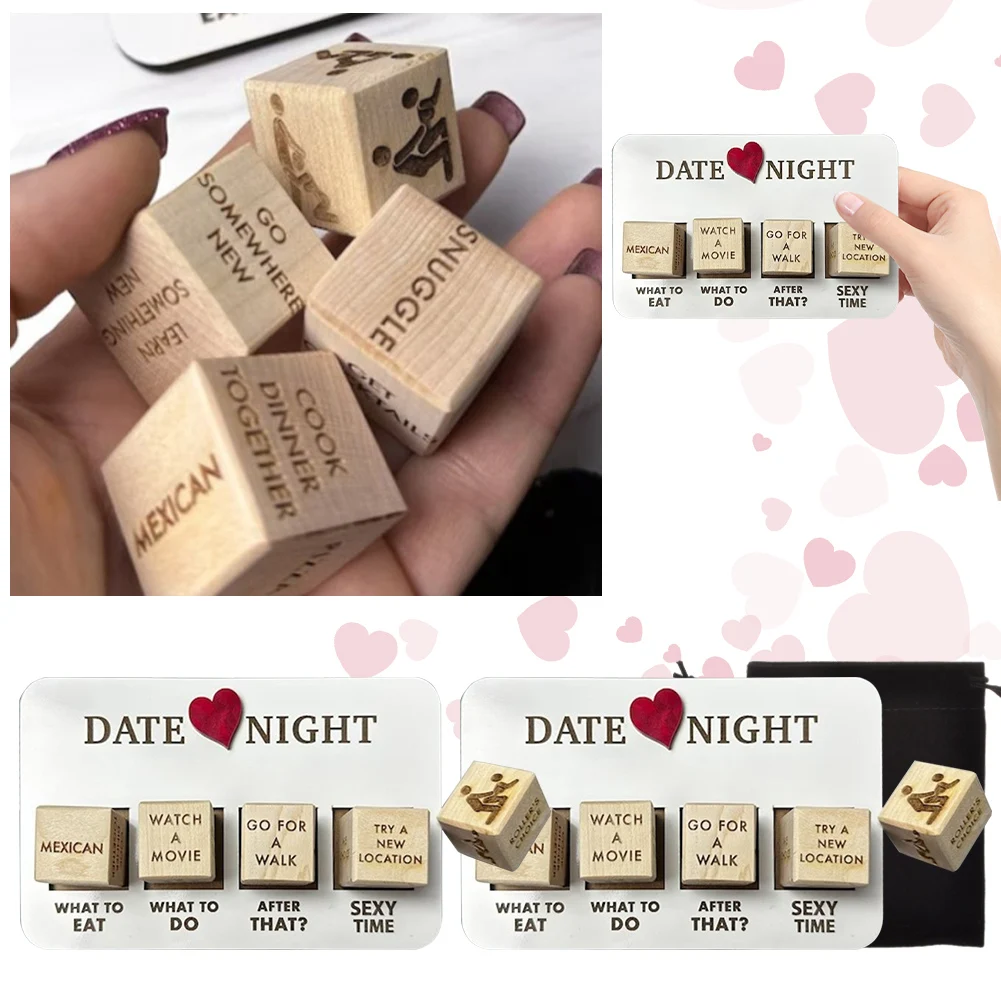 Game Dice Dice Set Enhance Intimacy Funny Date Night Dice Multi Styles Couple Dice Event Decision Add Romance Creative Gift Valentine Day