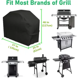 Premium Oxford Cloth Waterproof BBQ Grill Cover - Heavy Duty UV and Sun Protection for Outdoor Use (145 117 61)