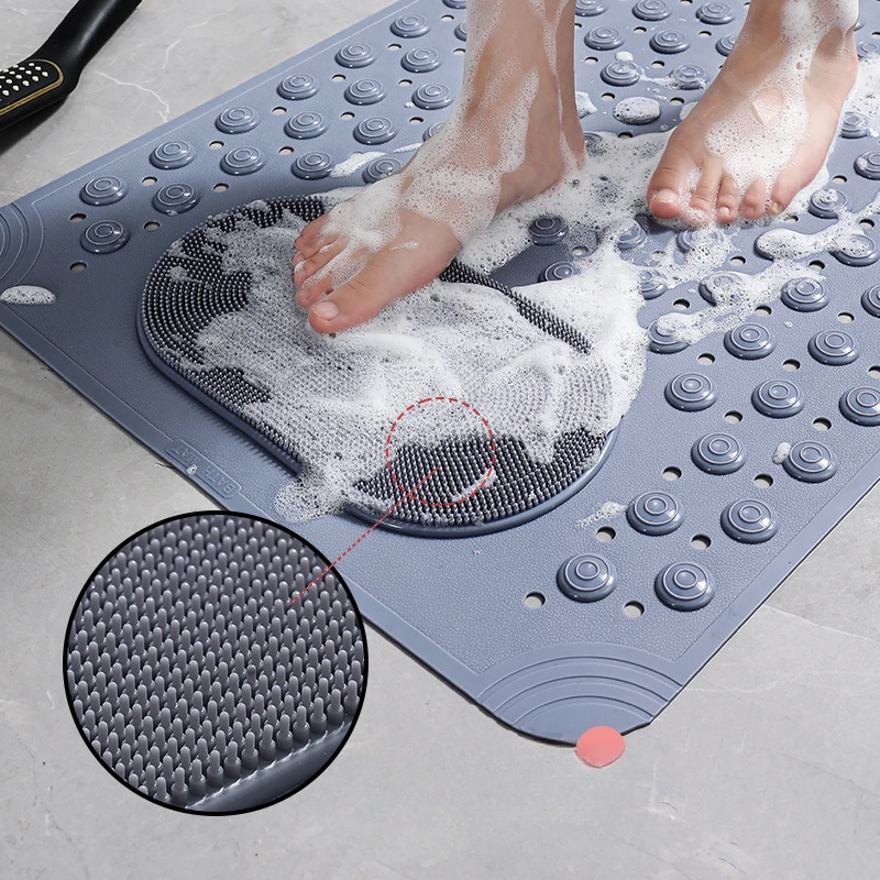 Home bathroom anti-slip toilet floor mat bathtub massage
