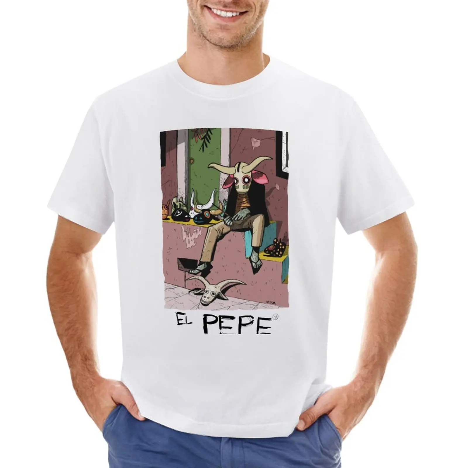 

EL PEPE by Nalsco T-Shirt aesthetic clothes blanks plus sizes mens clothing