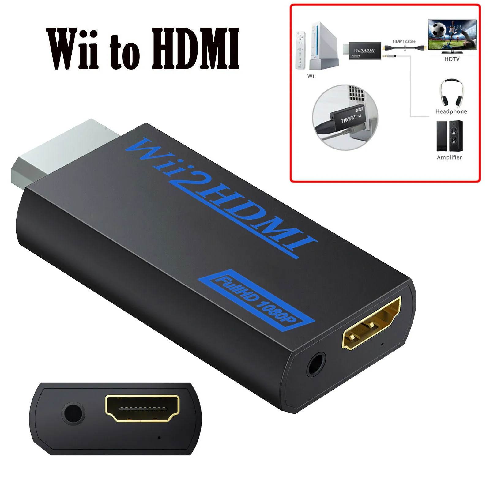 Tanio to Adapter Audio HDMI & Interface 3.5mm