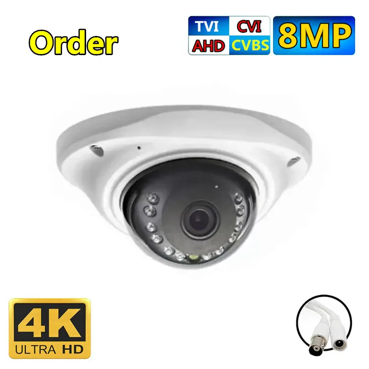4K 1080P 5MP 8MP IR AHD Camera Vandal-proof Waterproof Outdoor Camera Nightvision Video Surveillance Camera 1200TVL analog 1