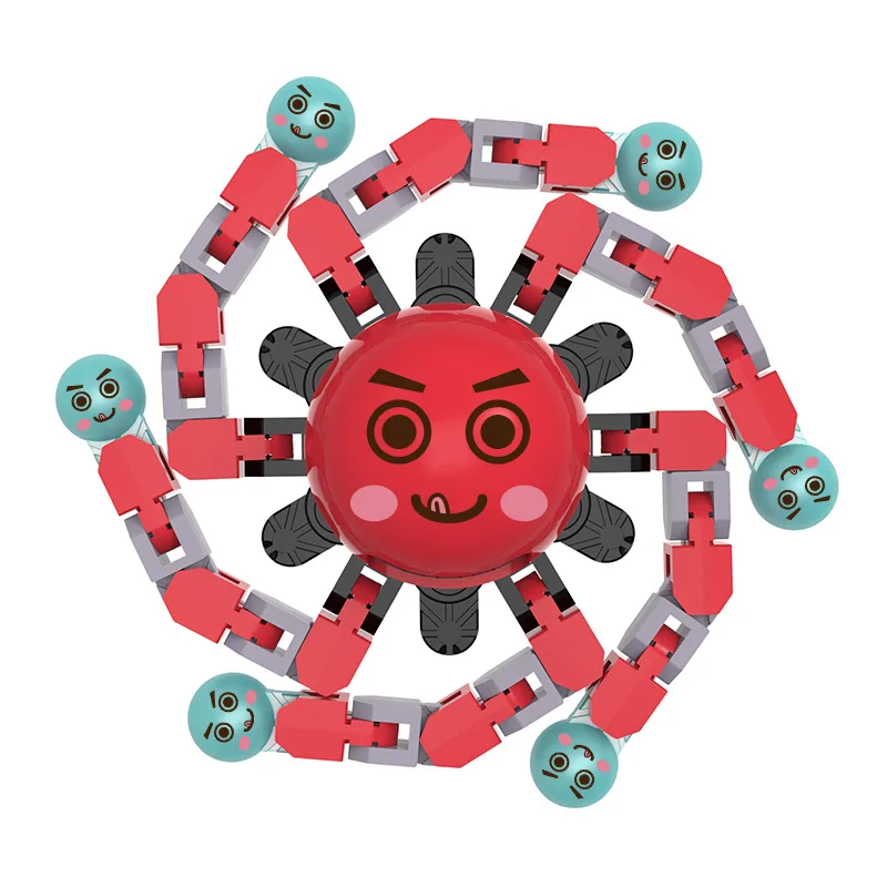 Fidget Spinner Fidget Spinners Finger Gyro Toy Fidget Toys Decompression Tool Toy Fingertip Stress Relief Toy Fidget Toy Fingertip Decompression Toy Glow in Dark Transformable Fidget Spinners Fingertip Gyro Toys Decompression Deformed Spinner Goodie Bag Suffers Party Favors