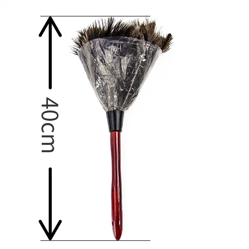 Feather Dusters Ostrich Feathers With Wood Handle For Household Cleaning