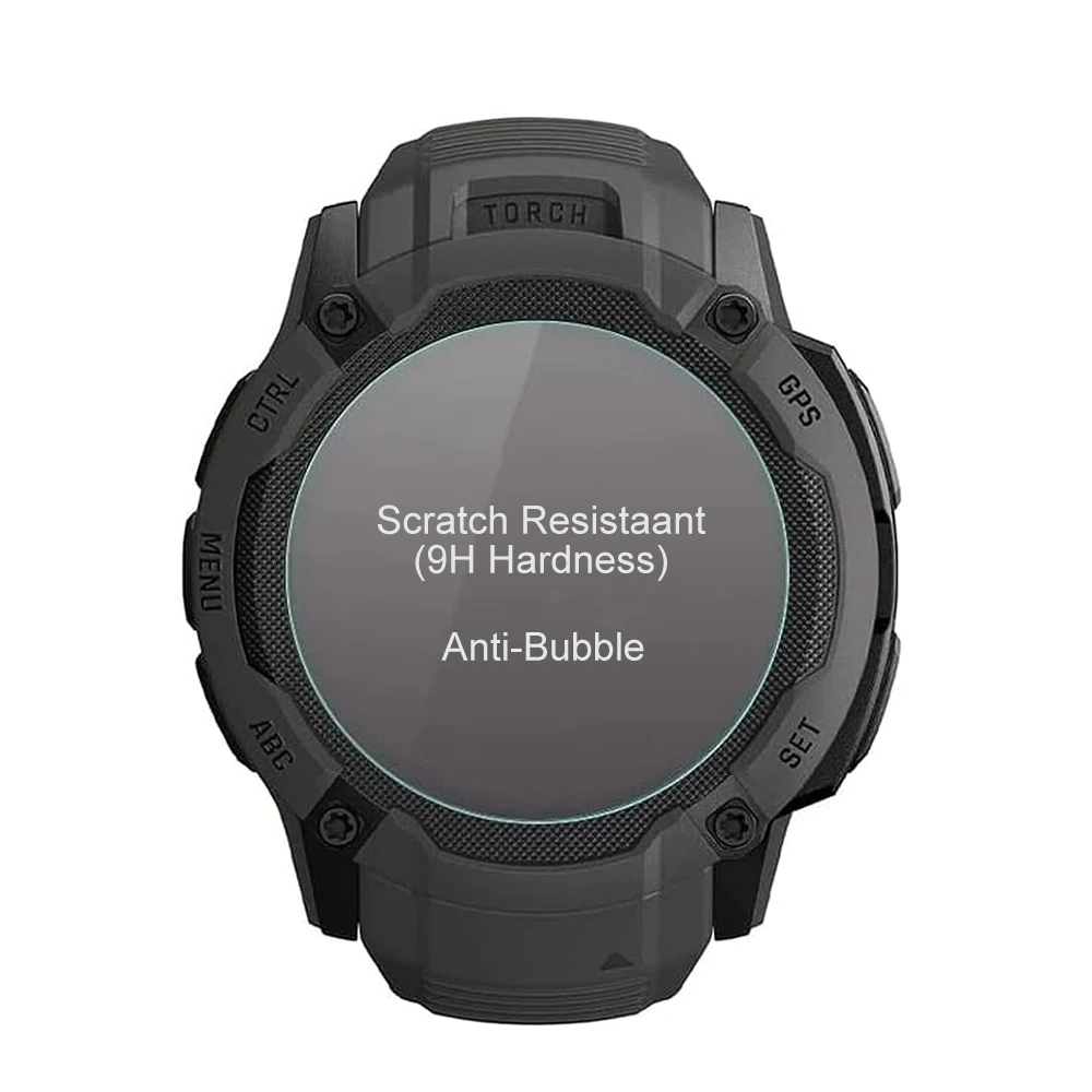 Garmin Approach S70 골프 스마트워치용 강화 유리 스크린 보호대, LCD 쉴드 필름 액세서리, 9H, 2 개