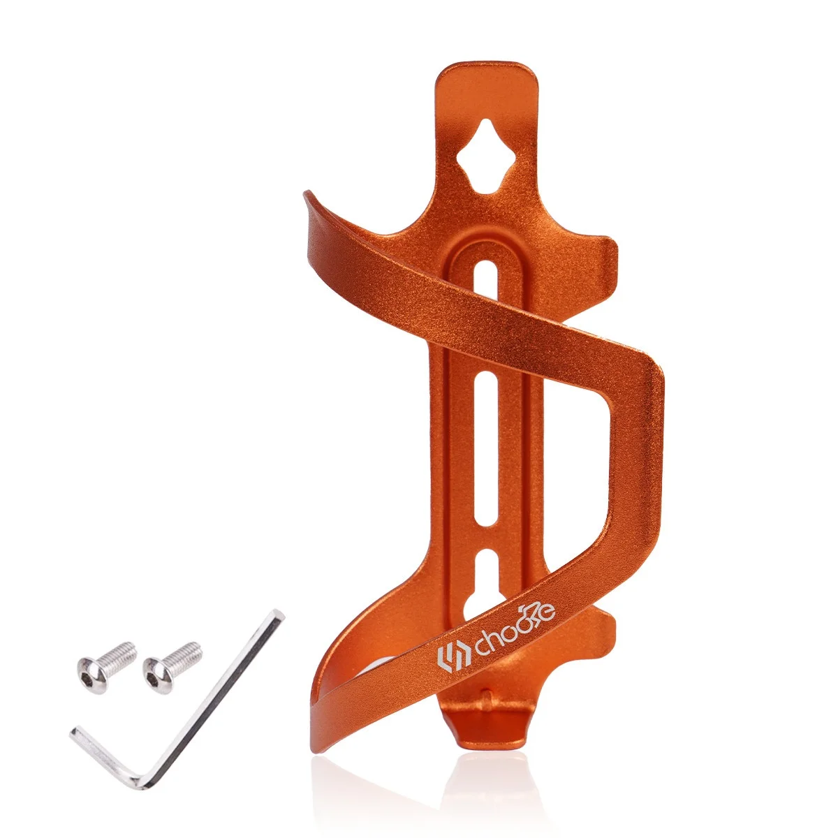 Bicycle Water Bottle Cage Bicycle Bottle Holder Water Bottle Holder SUNTNUR Aluminum 6061 Matte Orange Bike Water Bottle Holder